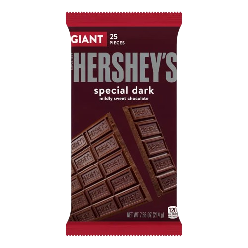 Hersheys dark chocolate bar